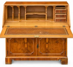 Commode secrétaire anglais scriban 19ème