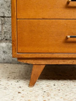 Commode, semainier, chiffonnier vintage de style scandinave