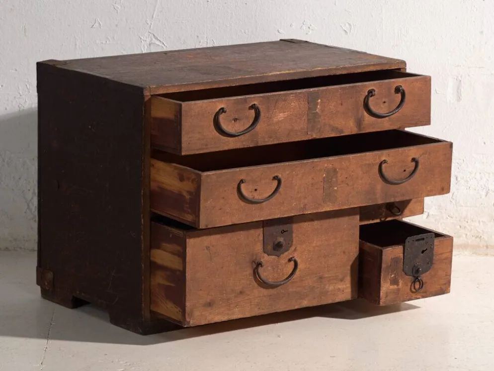 Commode tansu ancienne japonaise – Japon, vers 1910