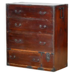 Commode Tansu japonaise, vers 1890