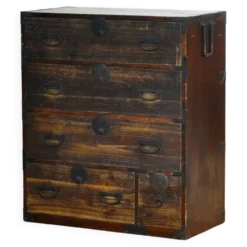 Commode Tansu japonaise, vers 1870