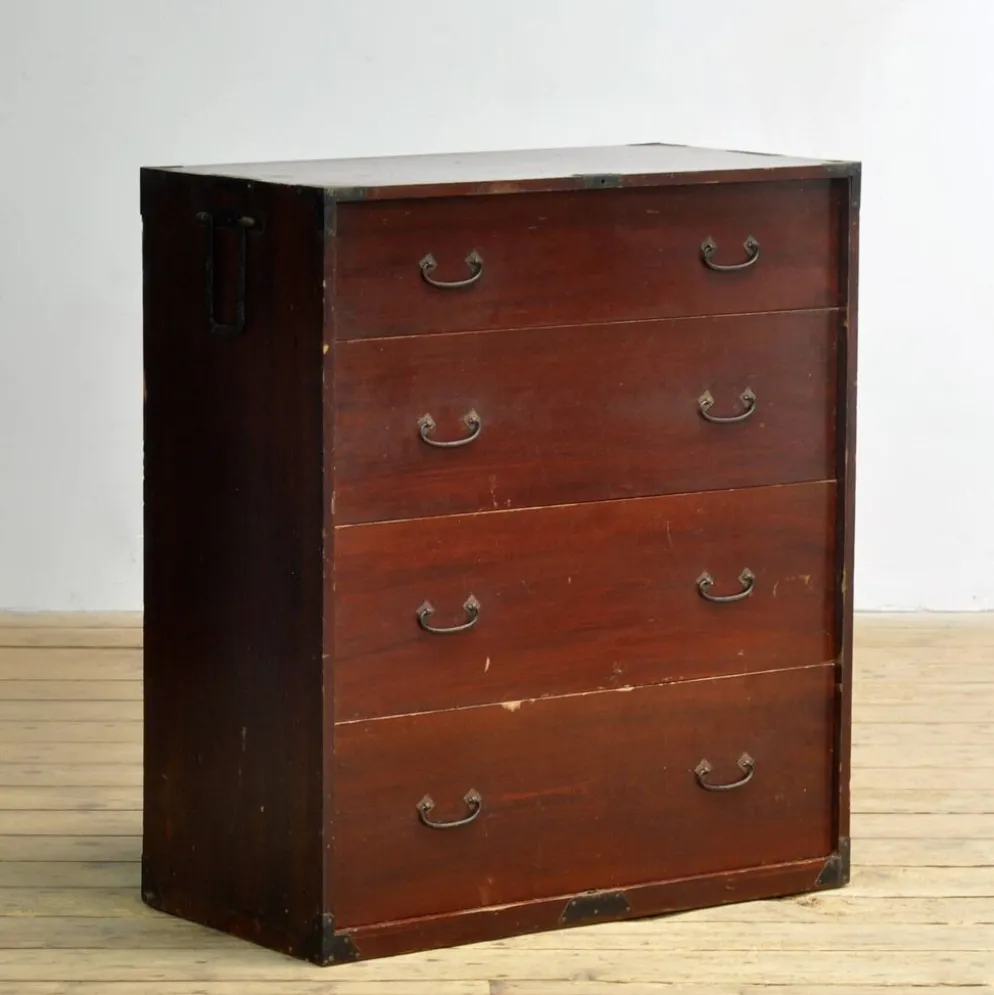 Commode Tansu japonaise, vers 1890