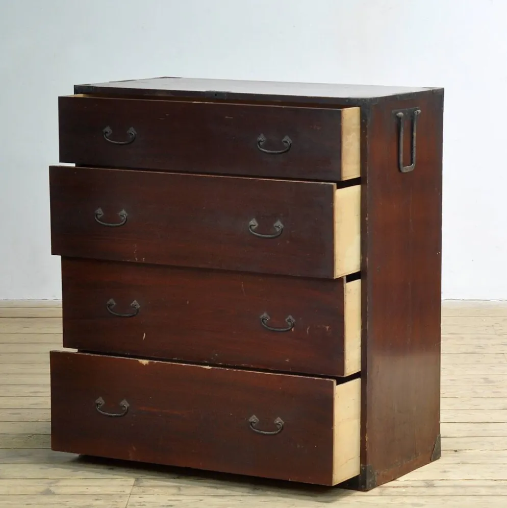 Commode Tansu japonaise, vers 1890