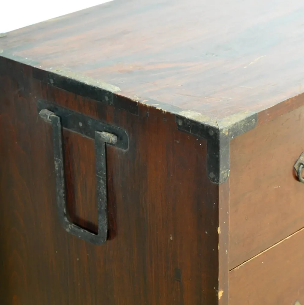Commode Tansu japonaise, vers 1890