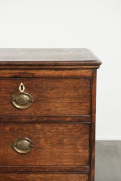 Commode/tiroir anglais du XVIIIe siècle coloré avec patine