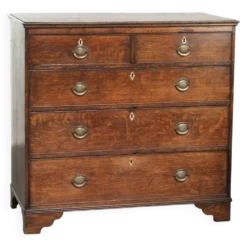 Commode/tiroir anglais du XVIIIe siècle coloré avec patine