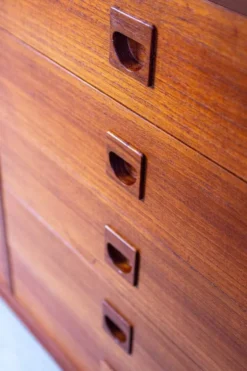 Commode à Tiroirs Vintage en Teck par Erik Brouer, Danemark, 1960s