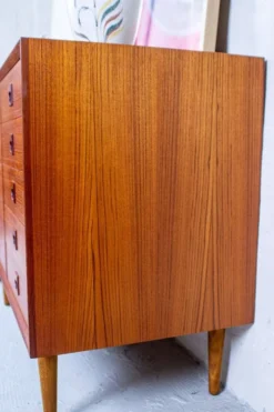 Commode à Tiroirs Vintage en Teck par Erik Brouer, Danemark, 1960s