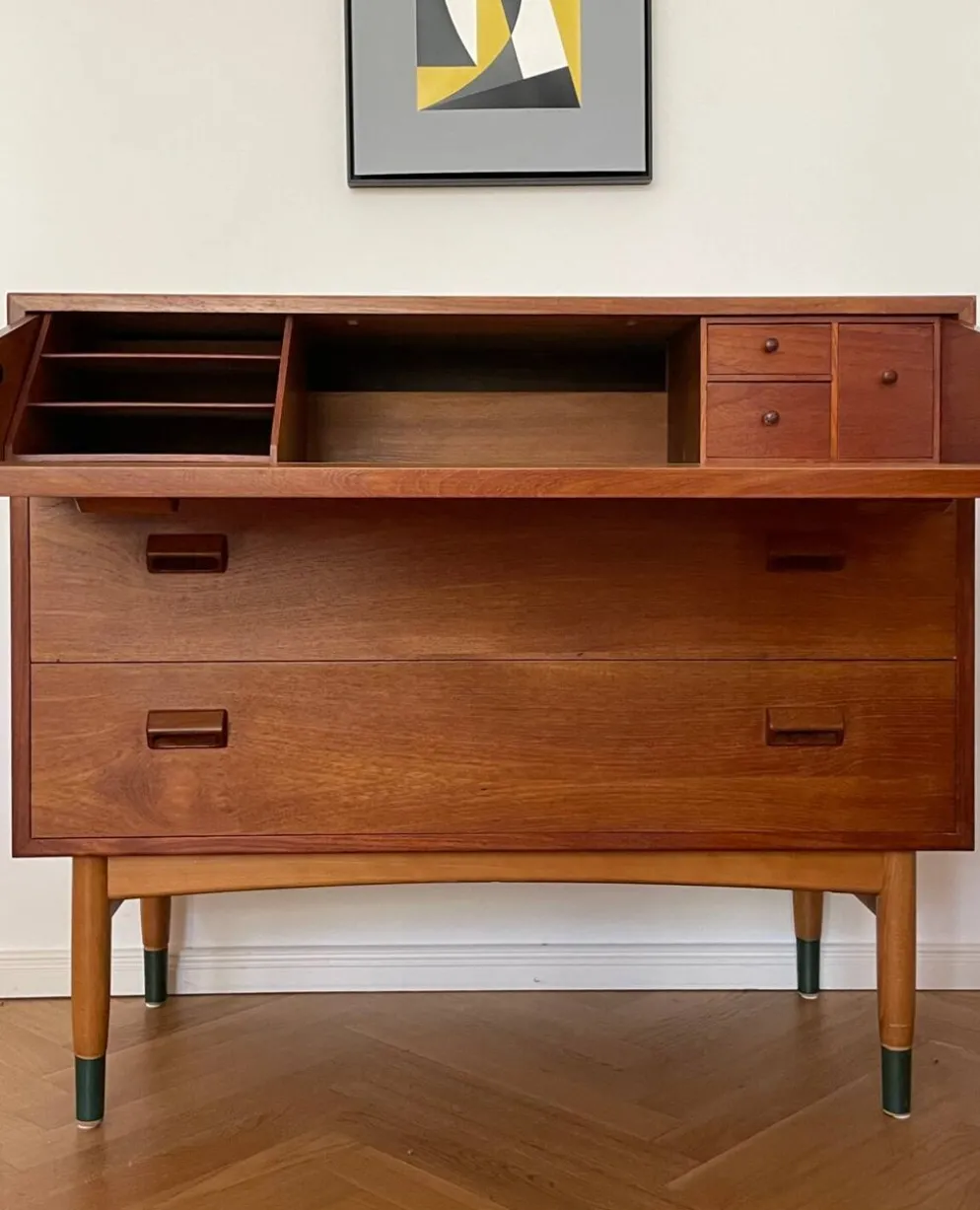 Commode Vanity en Teck par Borge Mogensen