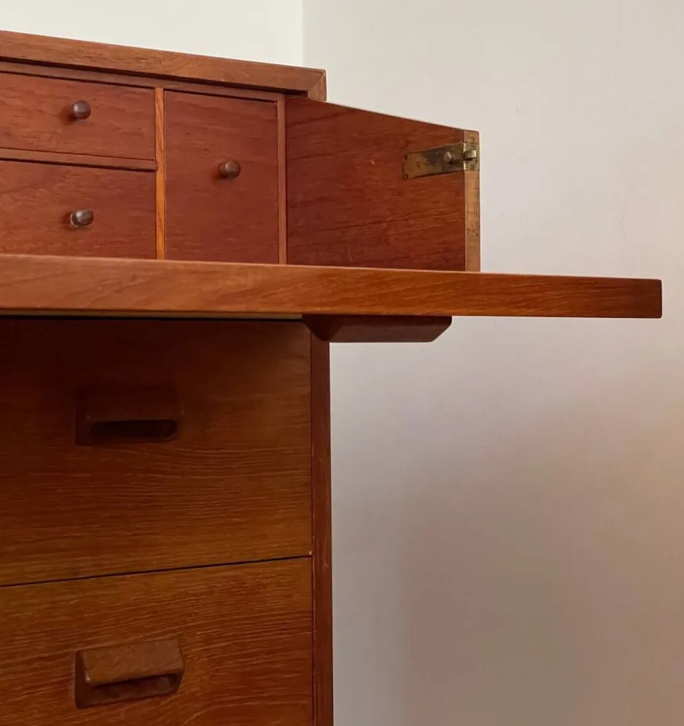 Commode Vanity en Teck par Borge Mogensen