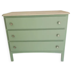 Commode verte mate