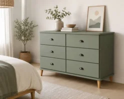 Commode vert Thisted