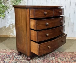 Commode Victorienne anglaise en acajou XIXème