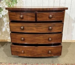 Commode Victorienne anglaise en acajou XIXème