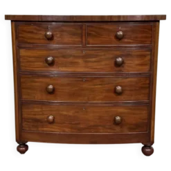 Commode Victorienne anglaise en acajou XIXème
