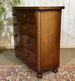 Commode Victorienne anglaise en acajou XIXème