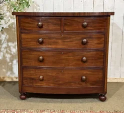 Commode Victorienne anglaise en acajou XIXème