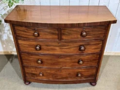 Commode Victorienne anglaise en acajou XIXème