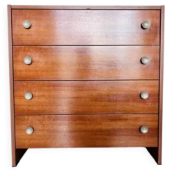 Commode vintage années 1970 acajou