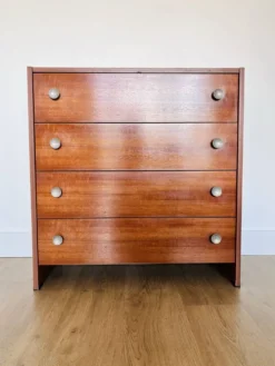 Commode vintage années 1970 acajou