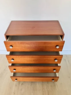 Commode vintage années 1970 acajou