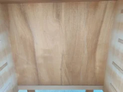 commode vintage, années 60-70, poignées 