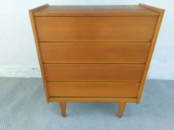 commode vintage, années 60-70, poignées 