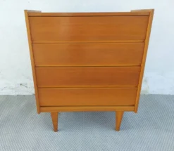 commode vintage, années 60-70, poignées 