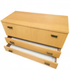 Commode vintage, années 1970, Tchécoslovaquie – Finition claire