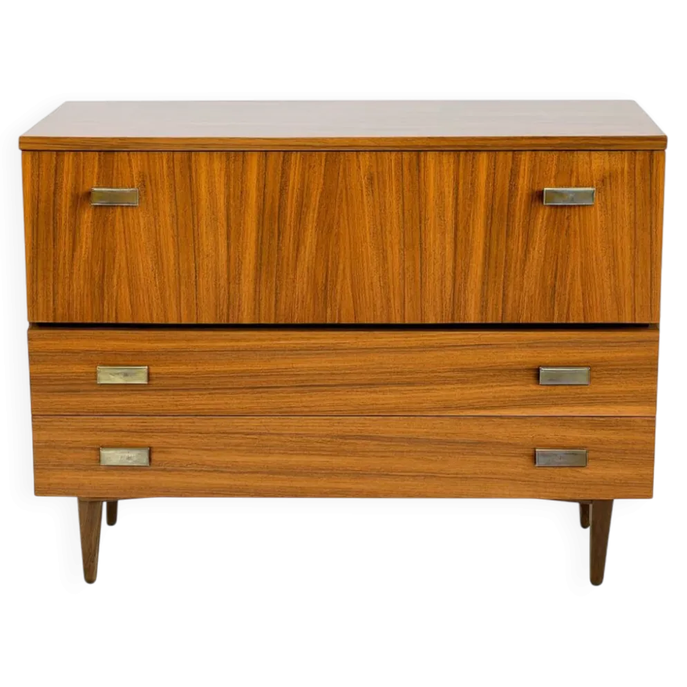 Commode vintage, années 1970, Tchécoslovaquie