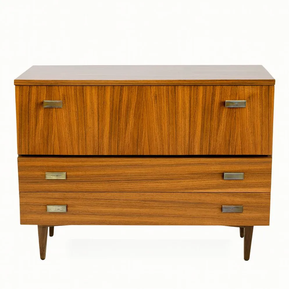 Commode vintage, années 1970, Tchécoslovaquie