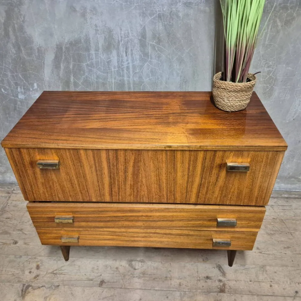 Commode vintage, années 1970, Tchécoslovaquie