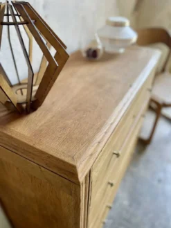 Commode vintage bois - années 50/60 – 4 tiroirs