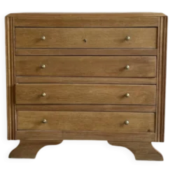 Commode vintage bois - années 50/60 – 4 tiroirs