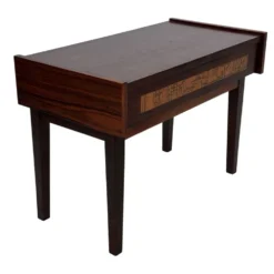 Commode vintage danoise en palissandre et laiton
