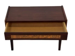 Commode vintage danoise en palissandre et laiton