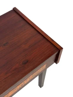 Commode vintage danoise en palissandre et laiton