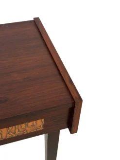 Commode vintage danoise en palissandre et laiton