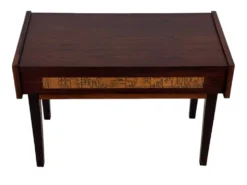 Commode vintage danoise en palissandre et laiton