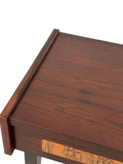 Commode vintage danoise en palissandre et laiton