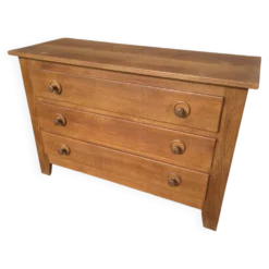 Commode Vintage en chêne massif des années 60