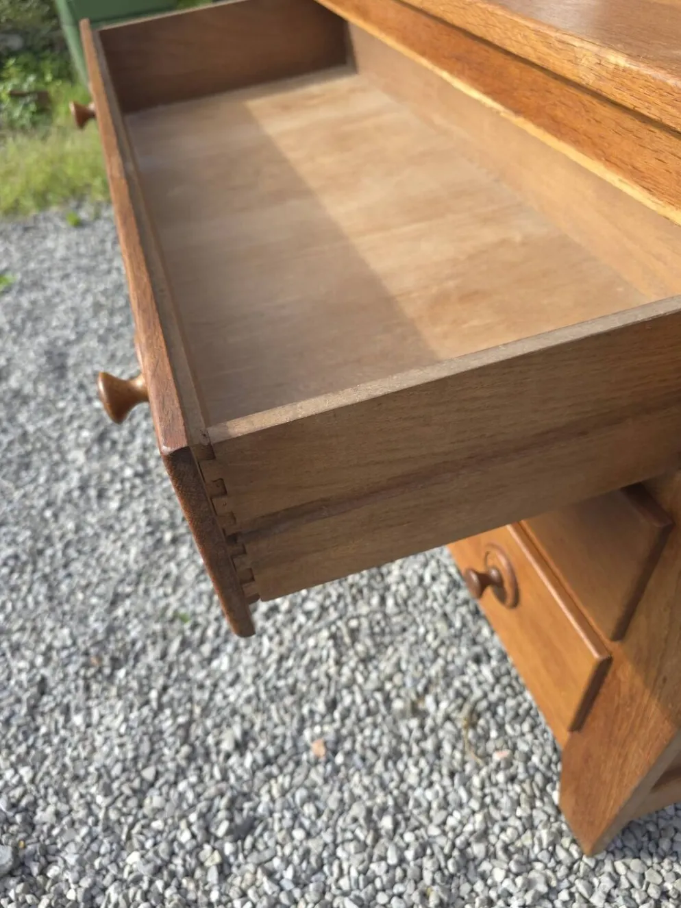 Commode Vintage en chêne massif des années 60