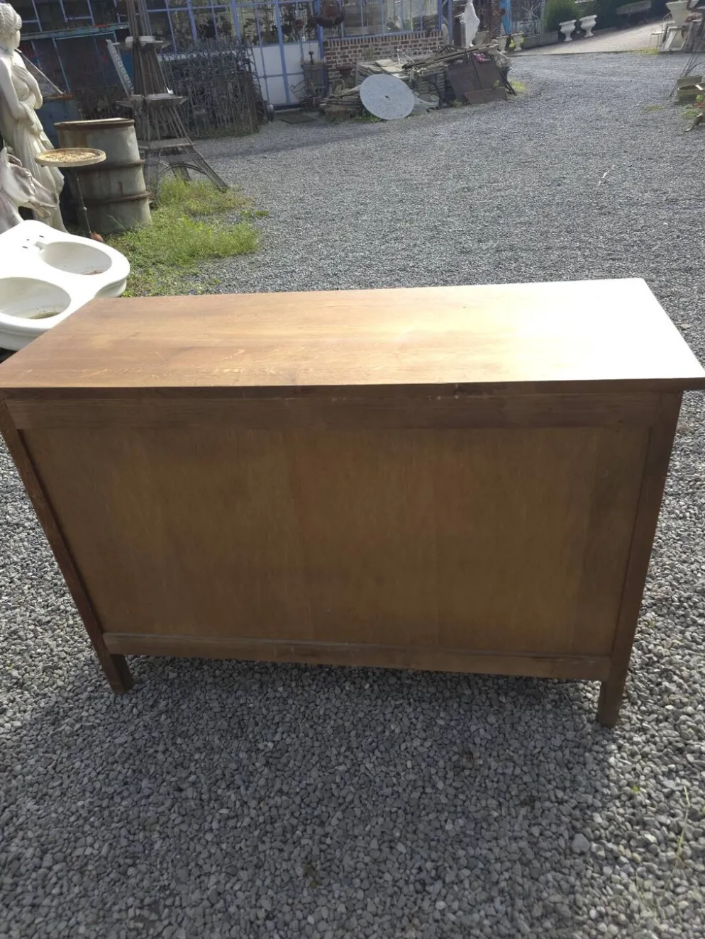 Commode Vintage en chêne massif des années 60