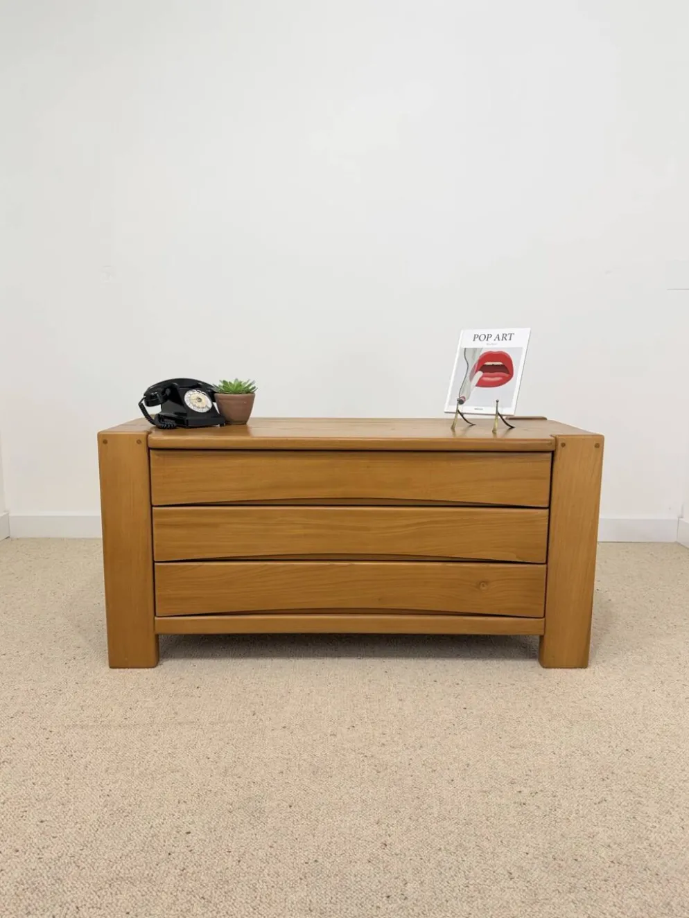 Commode vintage en orme – années 70