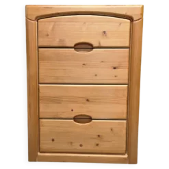 Commode vintage en pin massif Style danois Scandinave Années 80