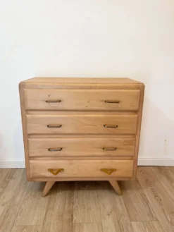 Commode vintage, pieds compas