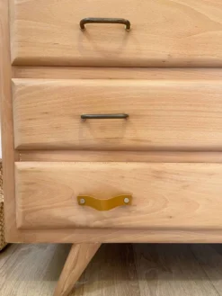 Commode vintage, pieds compas