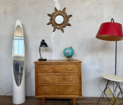 Commode vintage poignée diamants