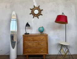 Commode vintage poignée diamants