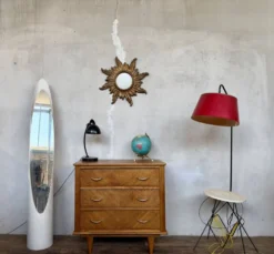 Commode vintage poignée diamants